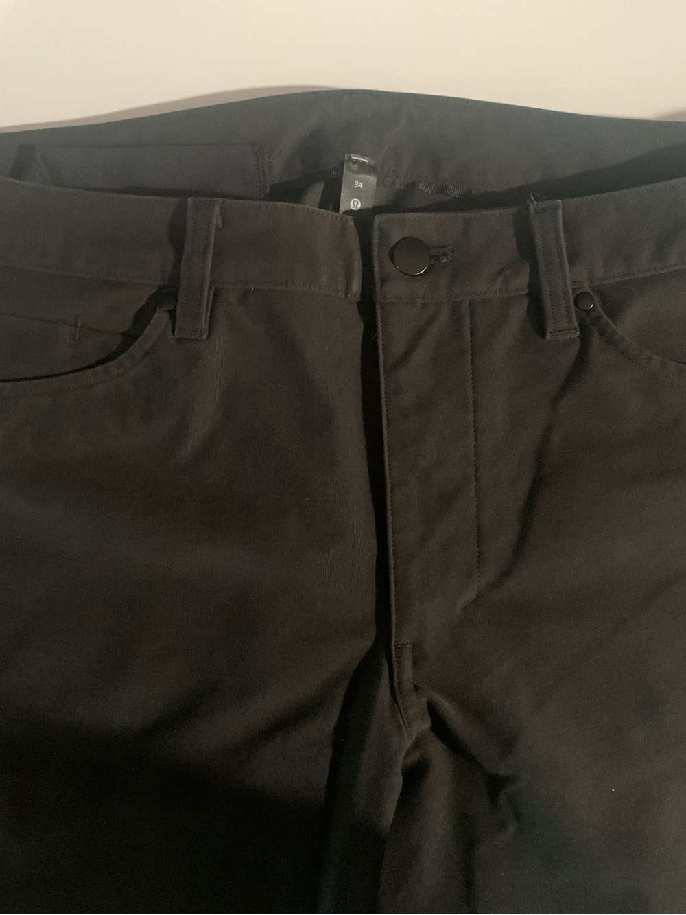 Lululemon Men's Straight Leg Black Jeans